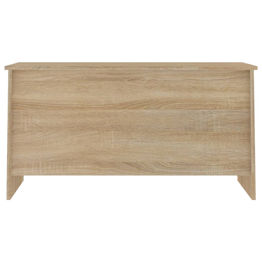 sonoma tölgy színű szerelt fa dohányzóasztal 102x55,5x52,5 cm