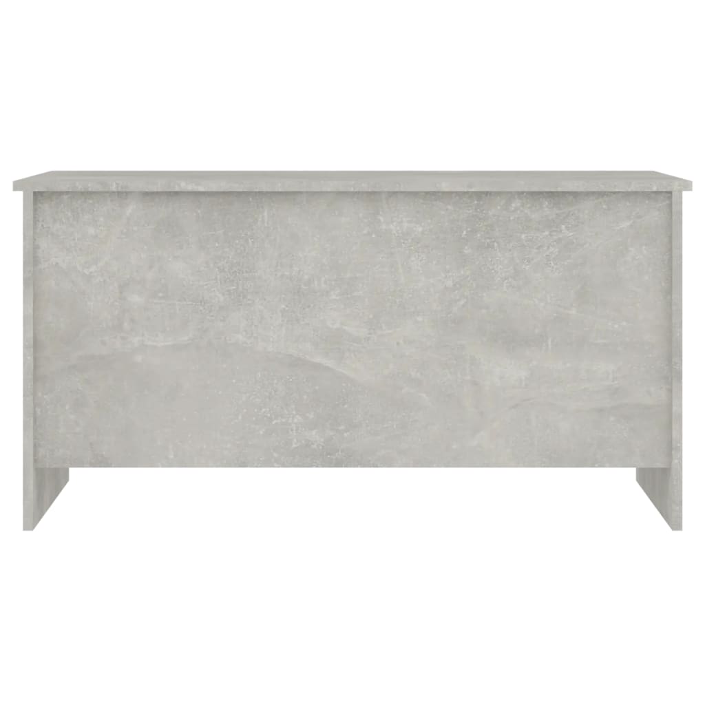 betonszürke szerelt fa dohányzóasztal 102 x 55,5 x 52,5 cm