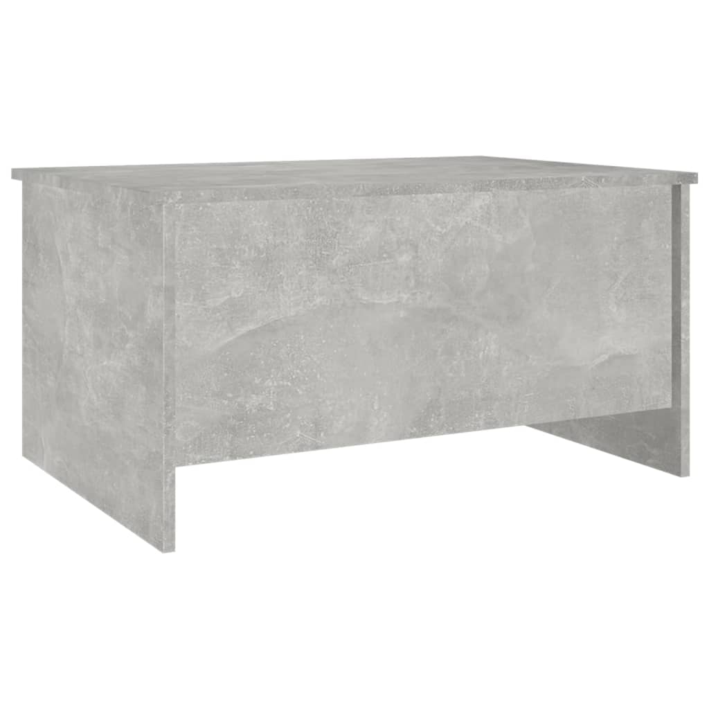 betonszürke szerelt fa dohányzóasztal 80 x 55,5 x 41,5 cm