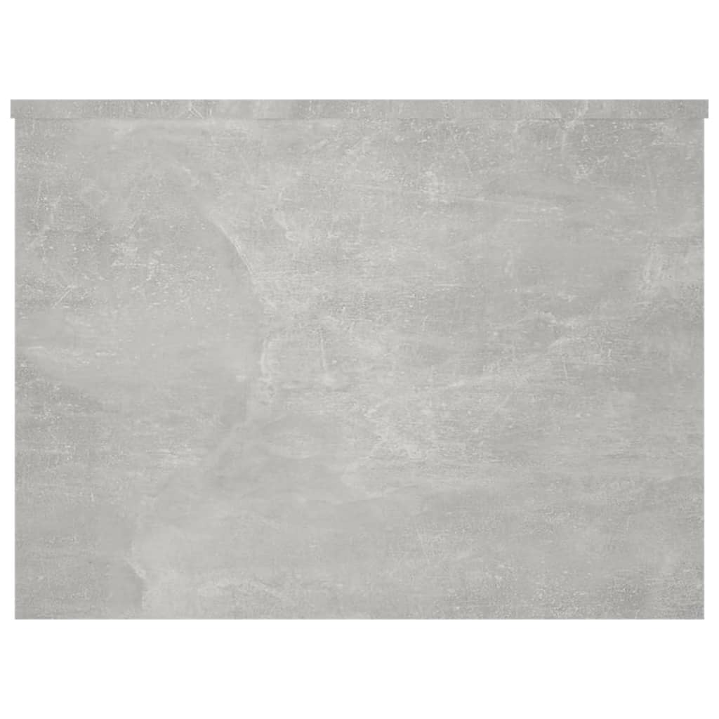 betonszürke szerelt fa dohányzóasztal 80 x 55,5 x 41,5 cm