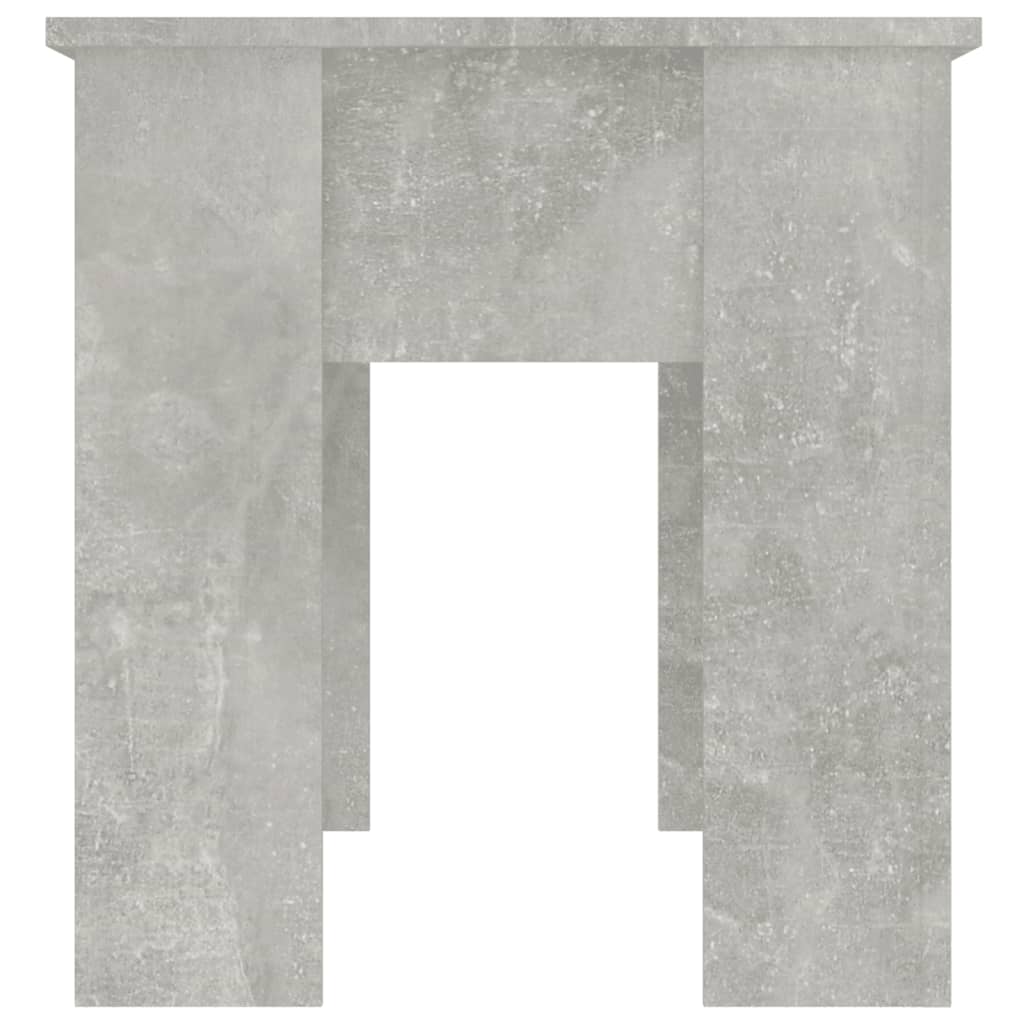 betonszürke szerelt fa dohányzóasztal 101 x 49 x 52 cm