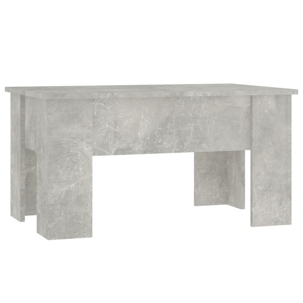 betonszürke szerelt fa dohányzóasztal 79x49x41 cm
