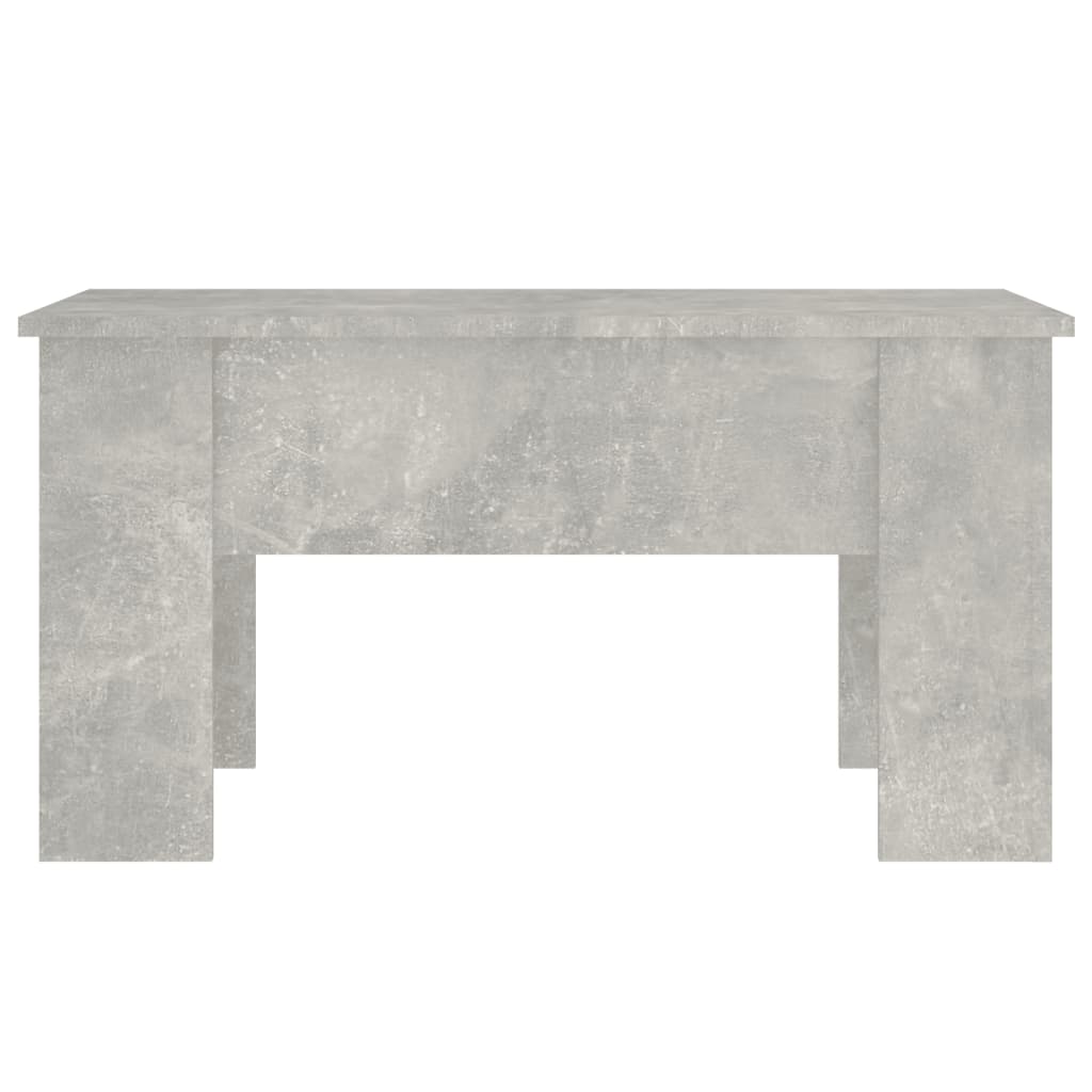 betonszürke szerelt fa dohányzóasztal 79x49x41 cm