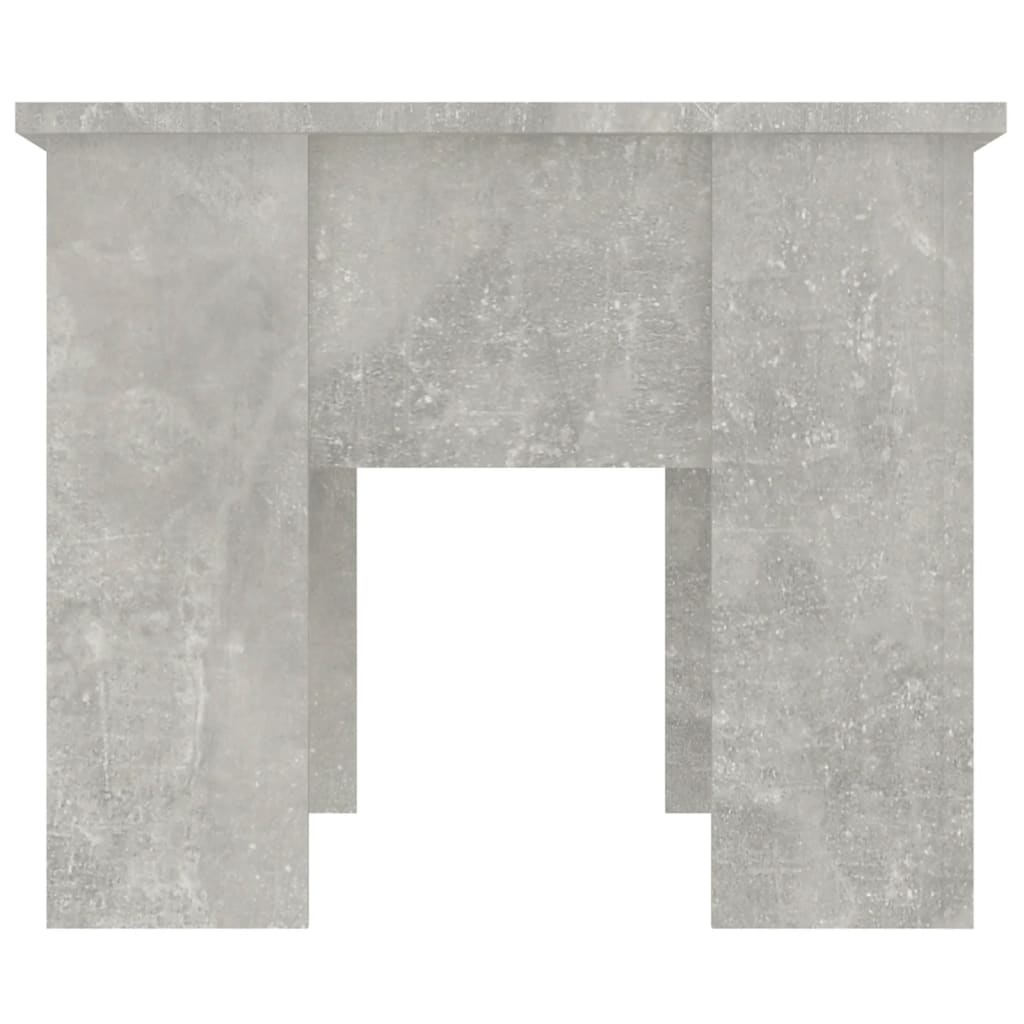betonszürke szerelt fa dohányzóasztal 79x49x41 cm