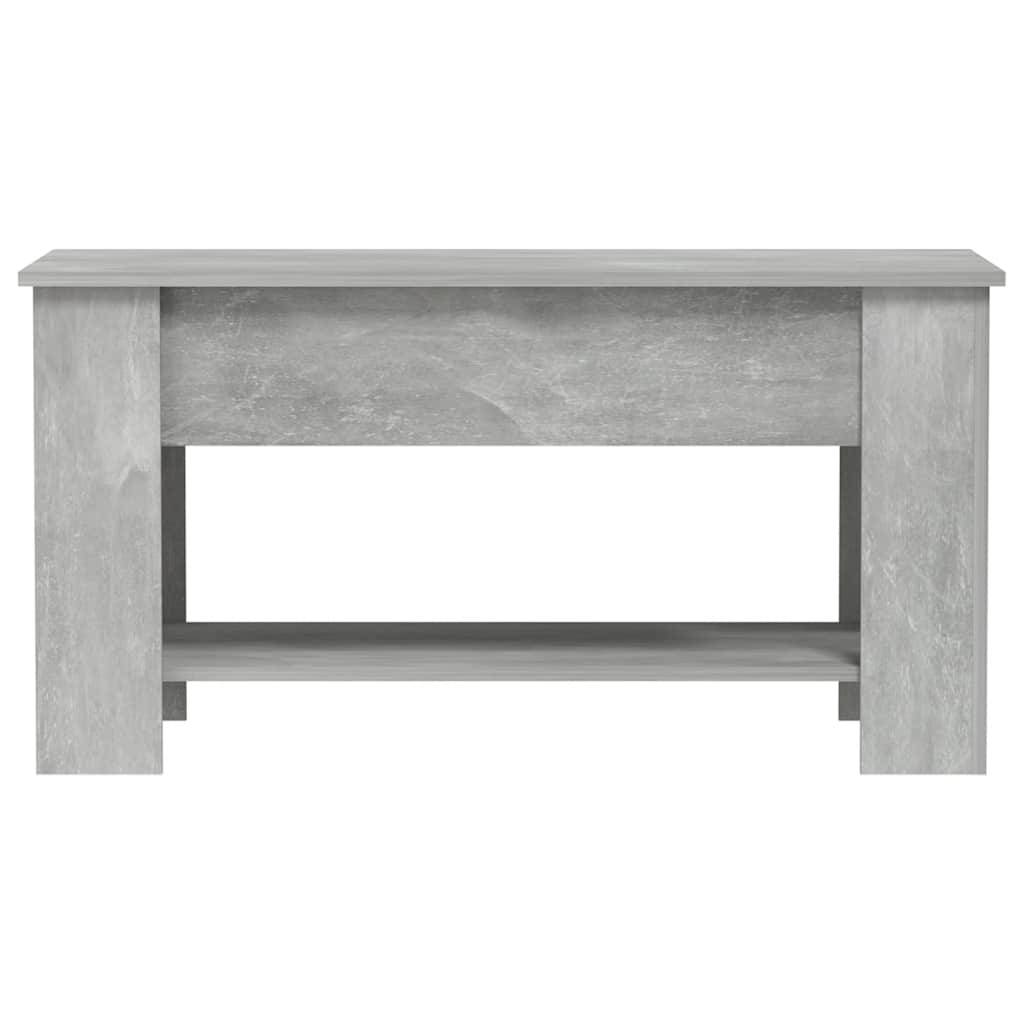 betonszürke szerelt fa dohányzóasztal 101 x 49 x 52 cm