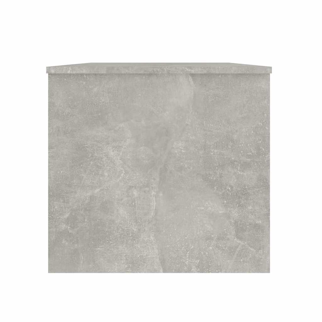 betonszürke szerelt fa dohányzóasztal 102 x 50,5 x 46,5 cm