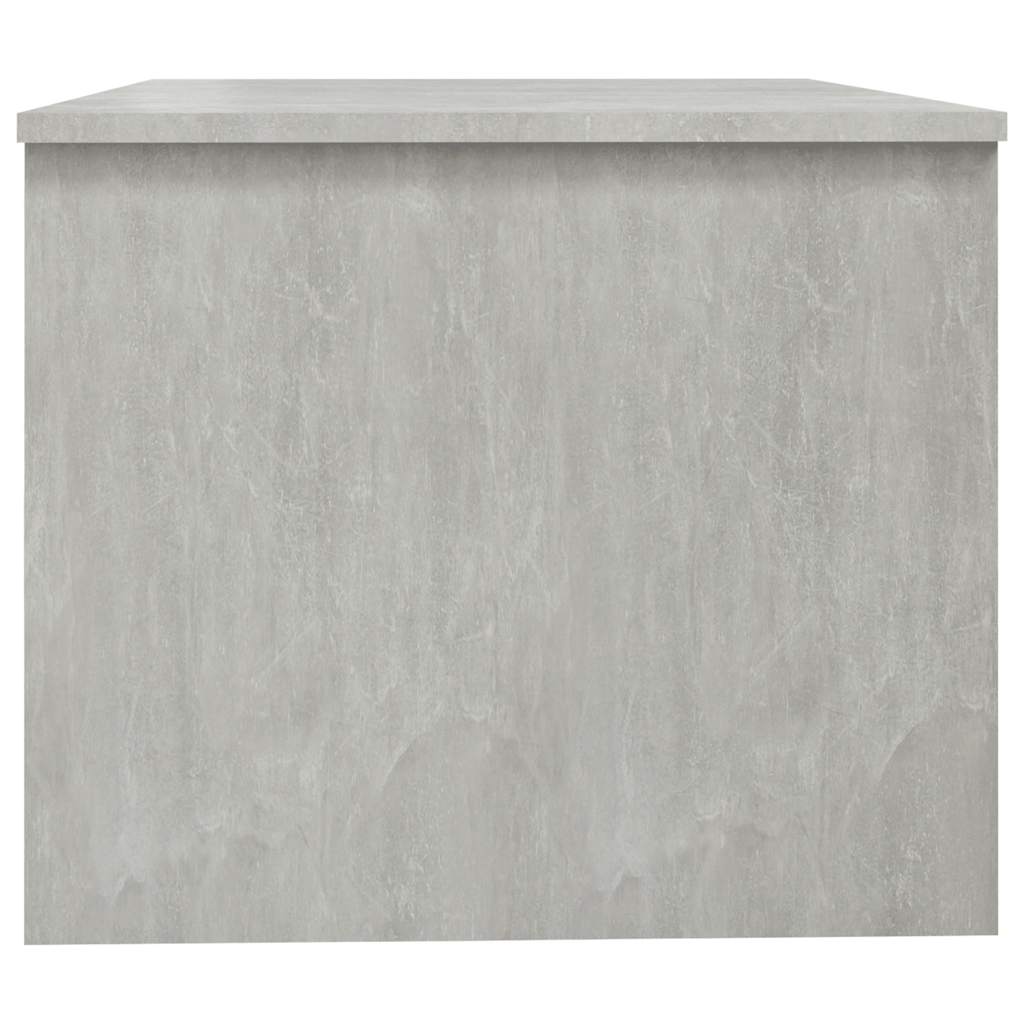 betonszürke szerelt fa dohányzóasztal 80 x 50 x 42,5 cm
