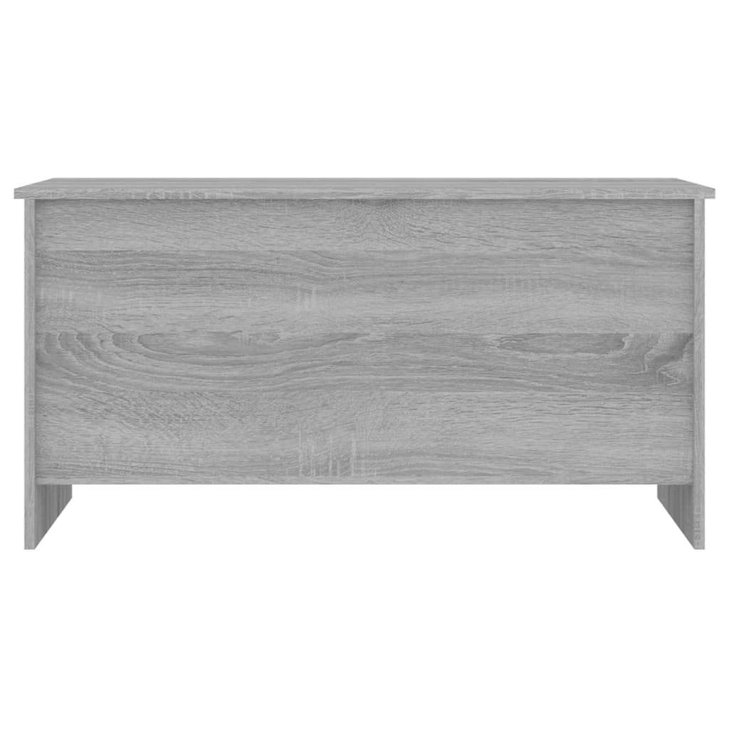 szürke sonoma színű szerelt fa dohányzóasztal 102x55,5x52,5 cm