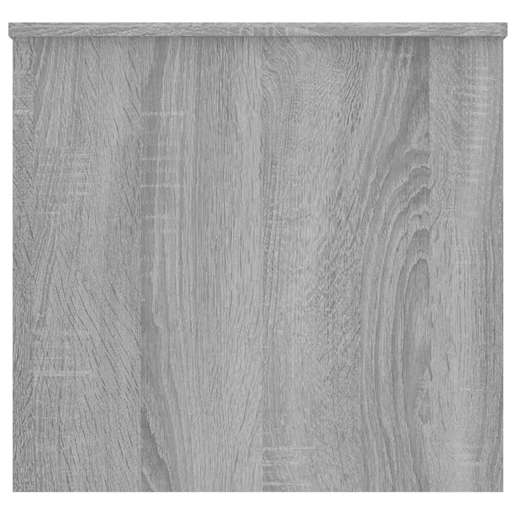 szürke sonoma színű szerelt fa dohányzóasztal 102x55,5x52,5 cm