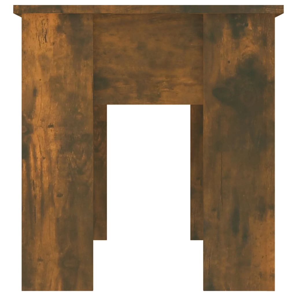 füstös tölgy színű szerelt fa dohányzóasztal 101 x 49 x 52 cm