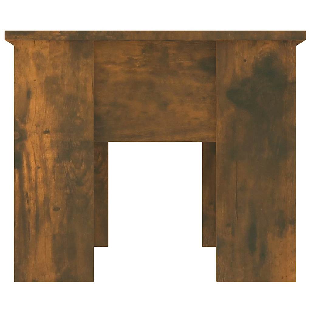 füstös tölgy színű szerelt fa dohányzóasztal 79 x 49 x 41 cm
