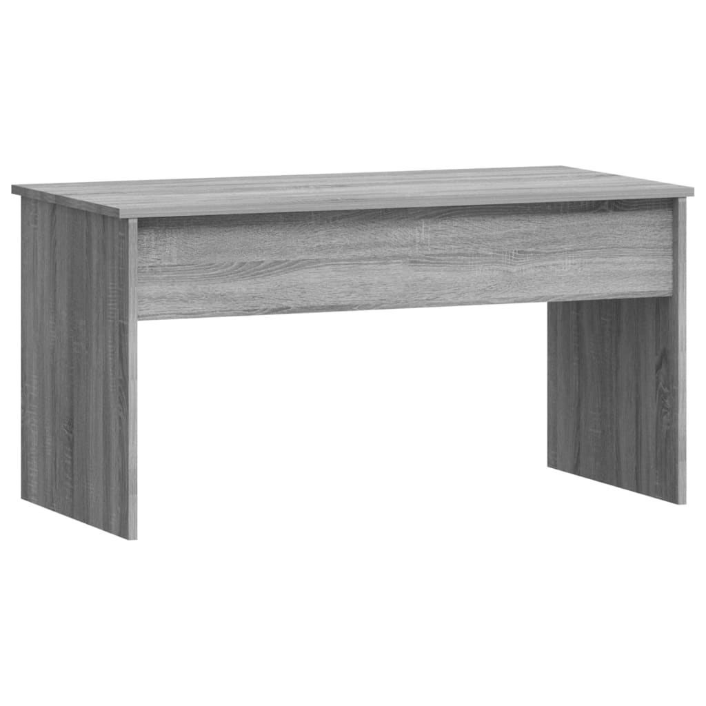 szürke sonoma színű szerelt fa dohányzóasztal 102x50,5x52,5 cm