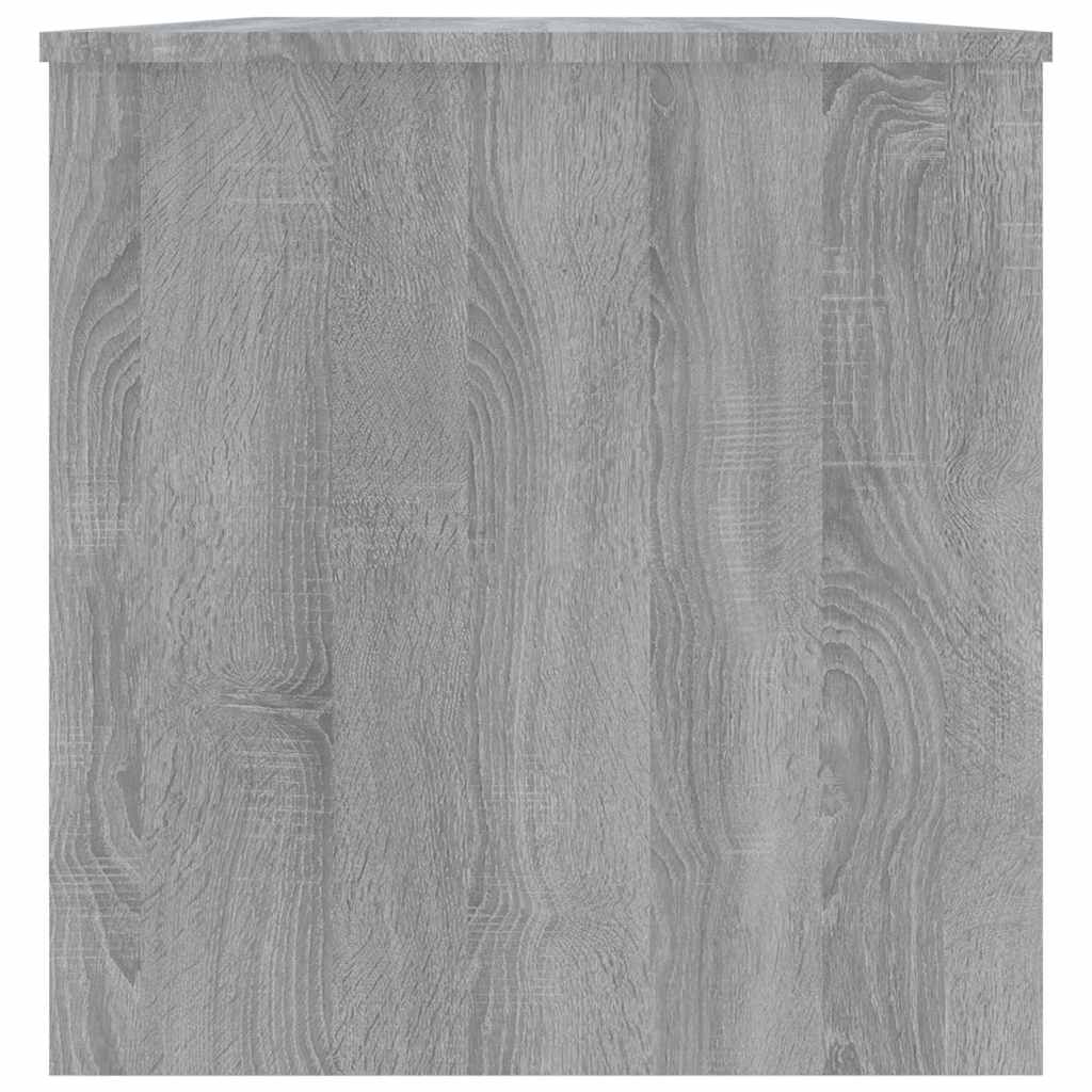 szürke sonoma színű szerelt fa dohányzóasztal 102x50x52,5 cm