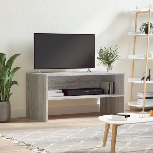 szürke sonoma szerelt fa TV-szekrény 80 x 40 x 40 cm
