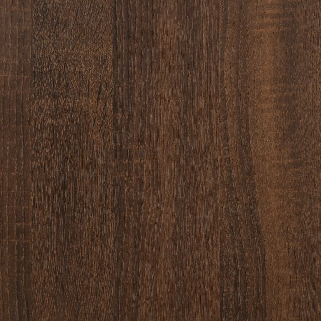 barna tölgyszínű szerelt fa cipősszekrény 80 x 35,5 x 180 cm