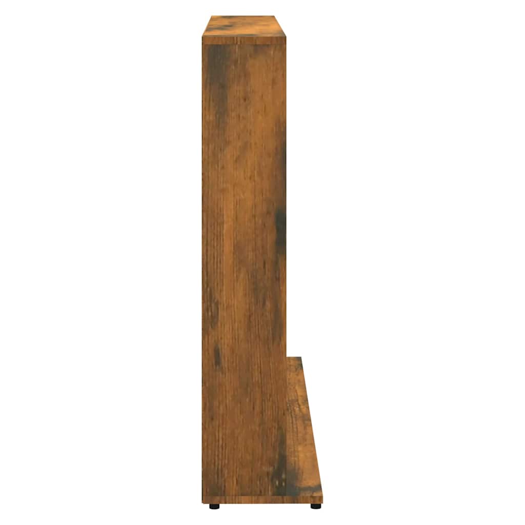 füstös tölgy színű szerelt fa CD-szekrény 100 x 23 x 89,5 cm