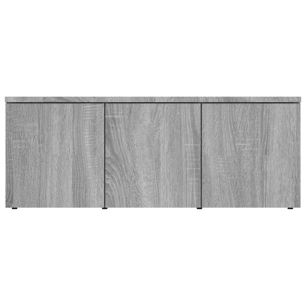 szürke sonoma színű szerelt fa TV-szekrény 80x34x30 cm