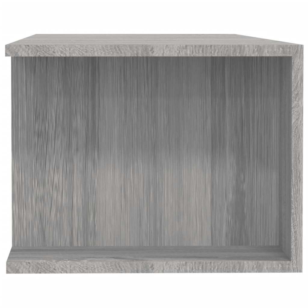 szürke sonoma színű TV-szekrény LED-lámpákkal 135 x 39 x 30 cm
