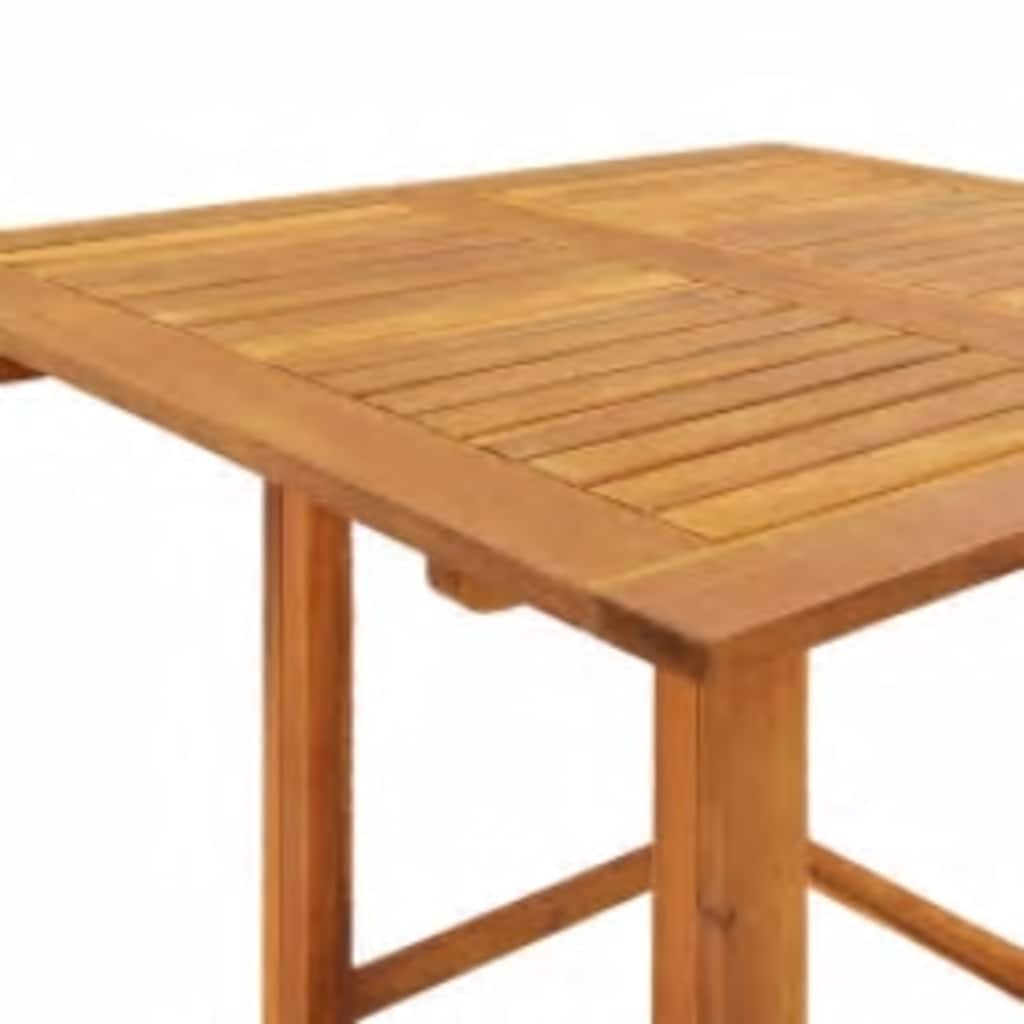 tömör akácfa bisztróasztal 75 x 75 x 110 cm