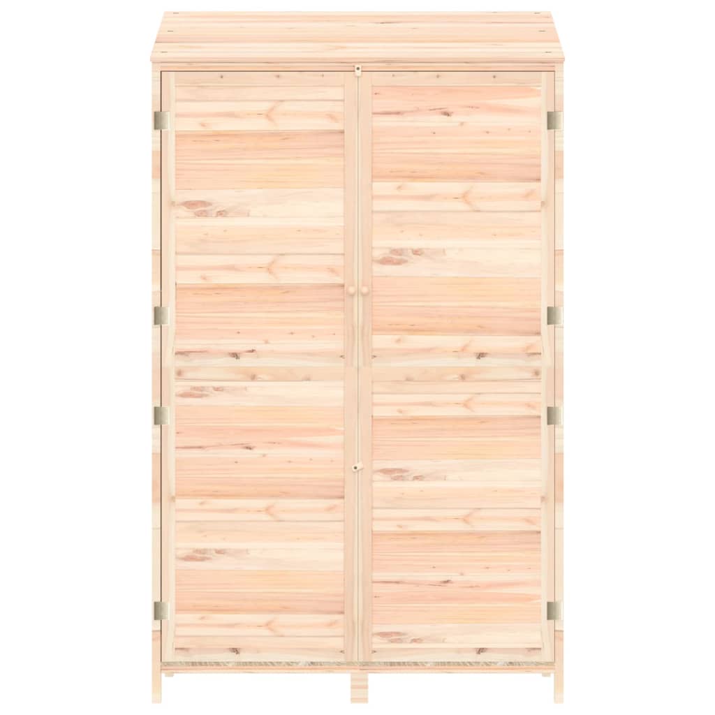tömör fenyőfa kerti fészer 102x52x174,5 cm