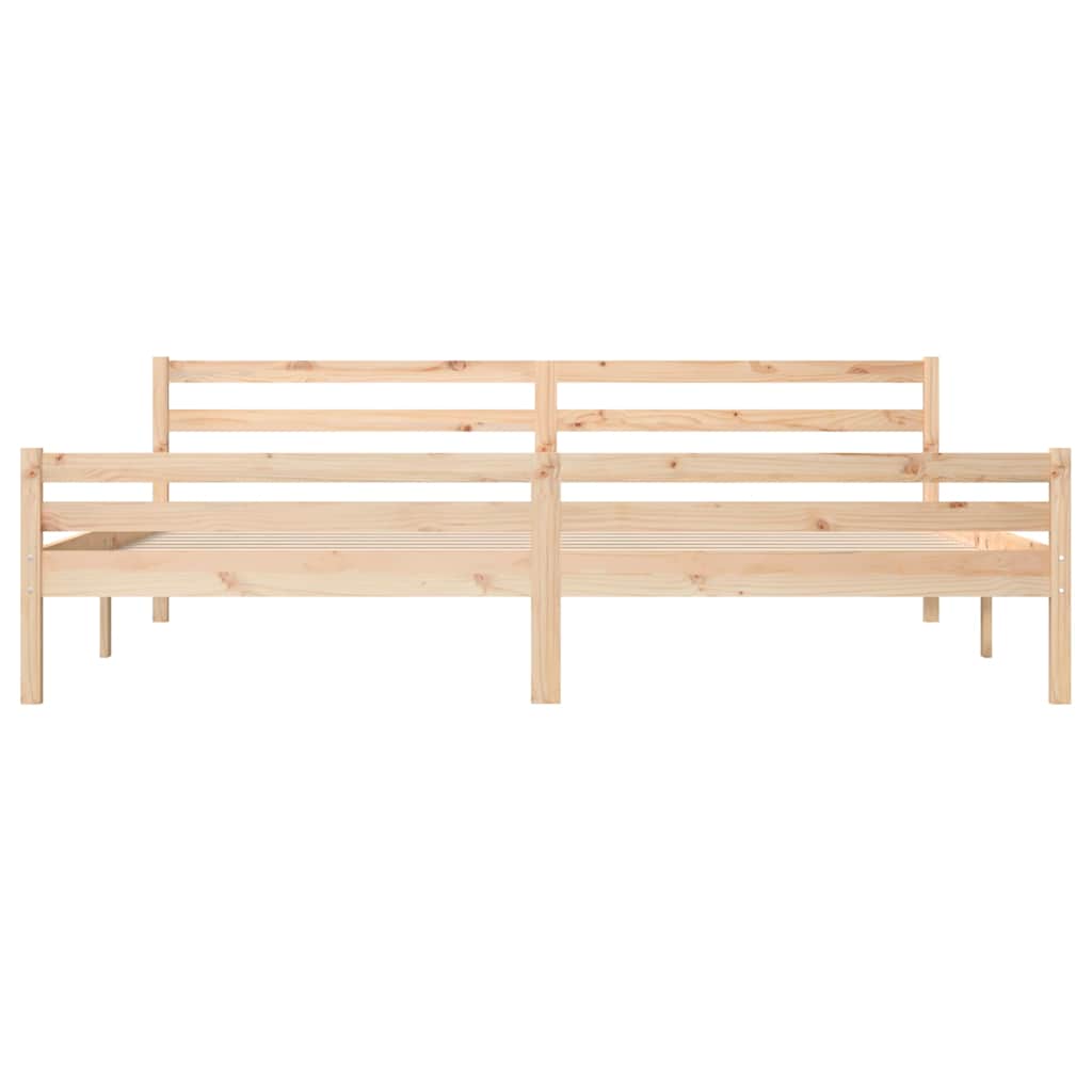 tömör fa ágykeret matrac nélkül 200 x 200 cm