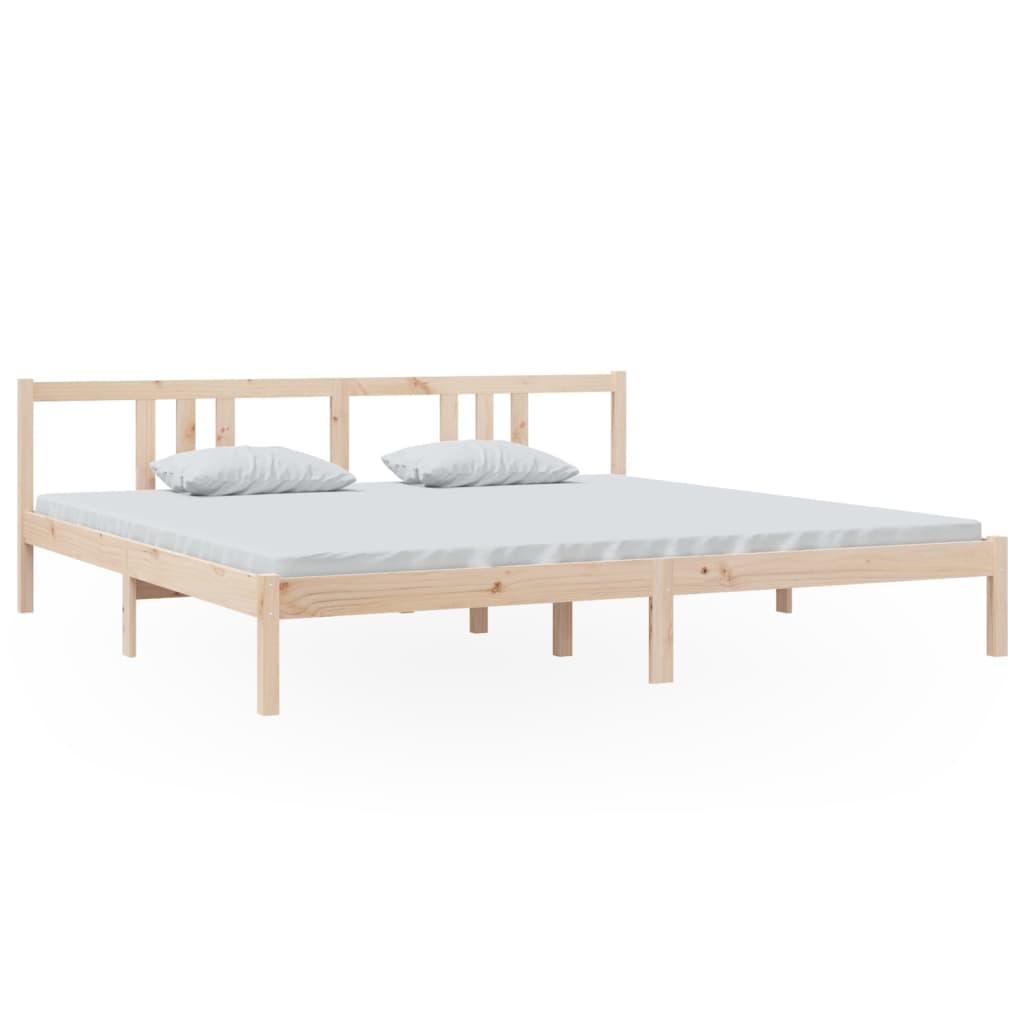 tömör fa ágykeret matrac nélkül 200 x 200 cm