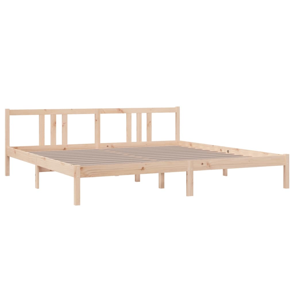 tömör fa ágykeret matrac nélkül 200 x 200 cm