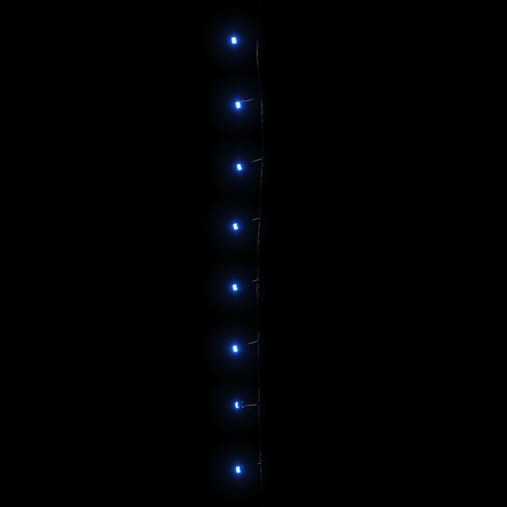 kék fényű PVC LED-füzér 150 LED-el 15 m