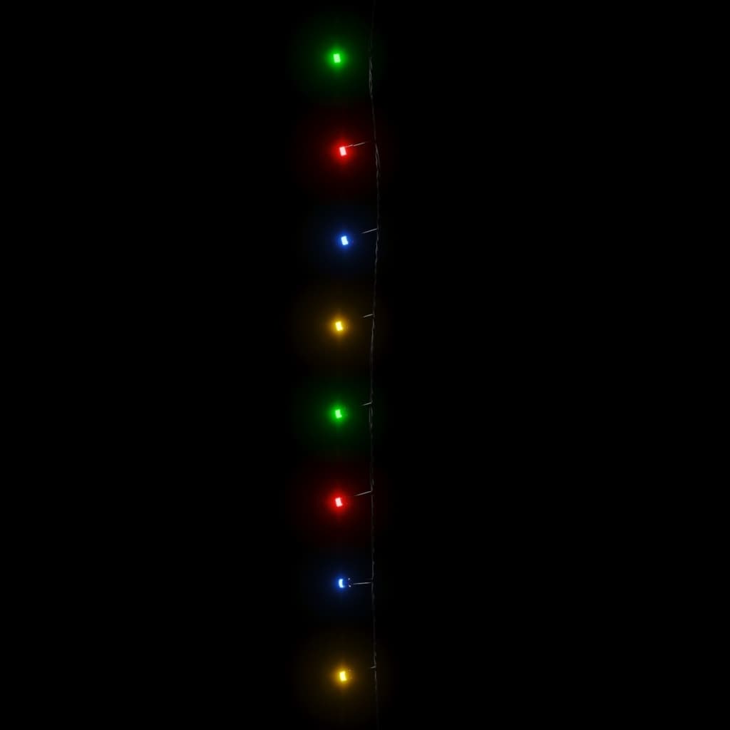 színes fényű PVC LED-füzér 150 LED-el 15 m