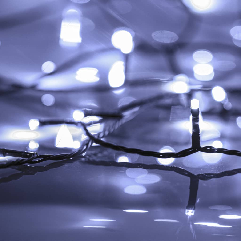 hideg fehér fényű PVC LED-füzér 300 LED-el 30 m