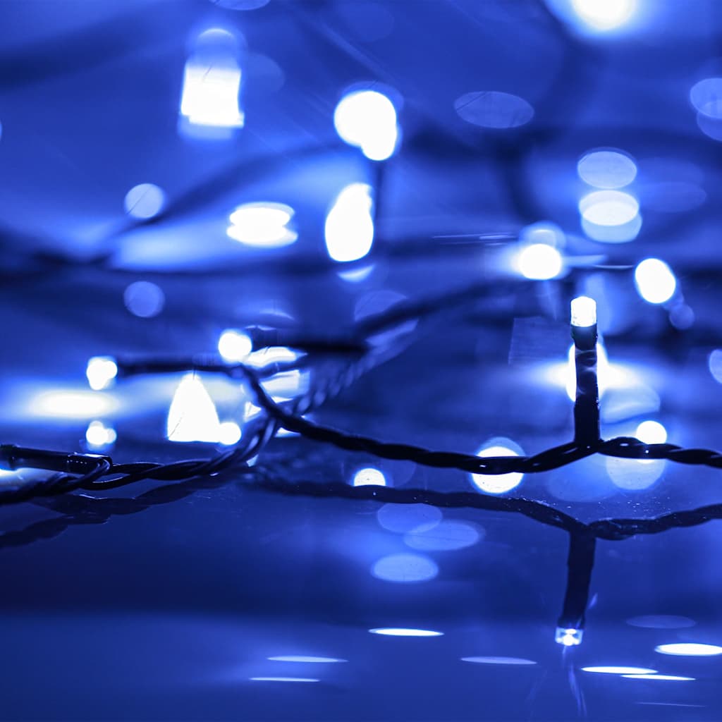 kék fényű PVC LED-füzér 300 LED-el 30 m