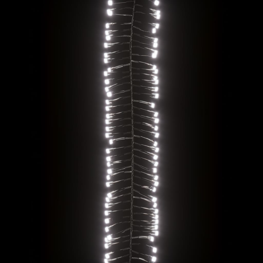 hideg fehér fényű fürtös PVC LED-szalag 1000 LED-del