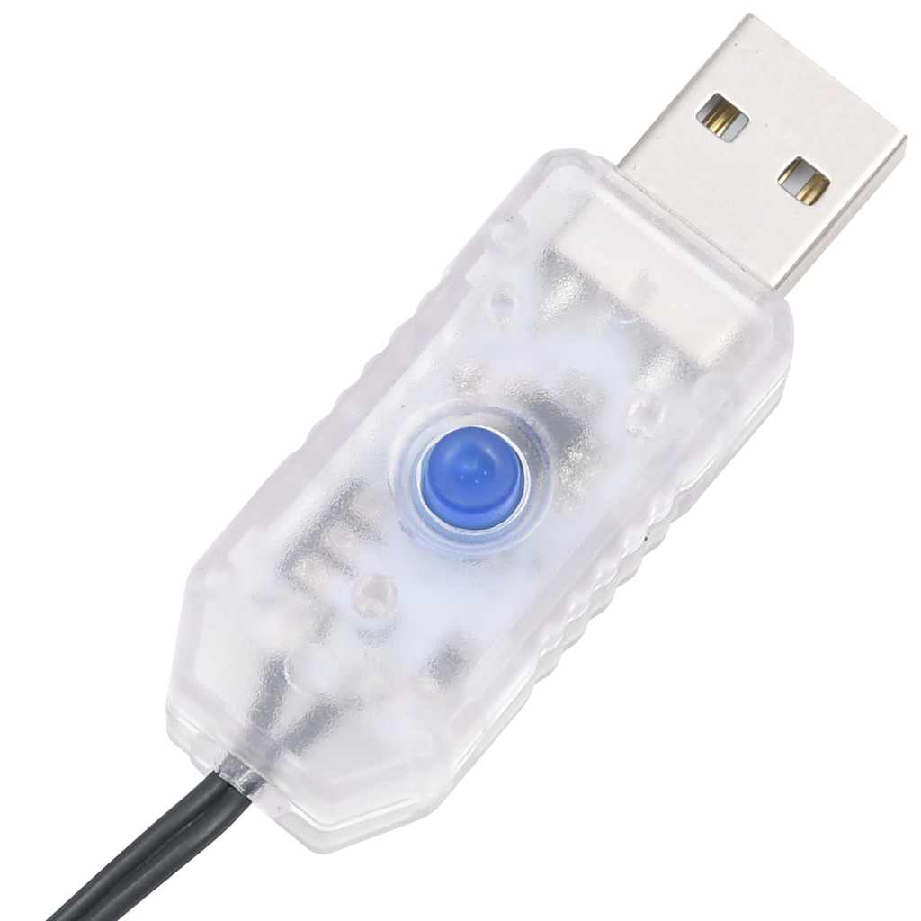 meleg fehér fényű kompakt PVC LED-szalag 400 LED-del 13 m