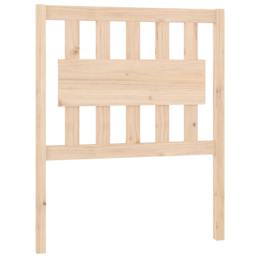 tömör fenyőfa ágyfejtámla 80,5 x 4 x 100 cm