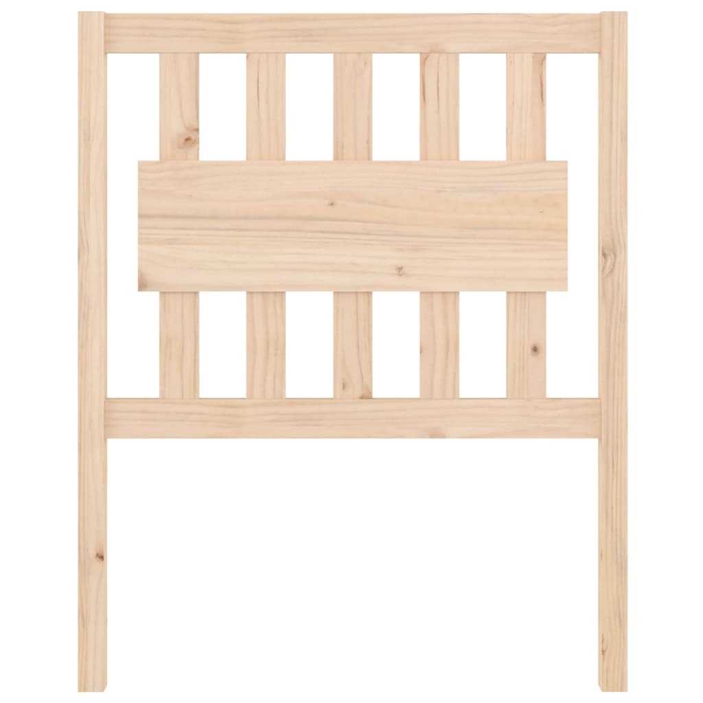 tömör fenyőfa ágyfejtámla 80,5 x 4 x 100 cm