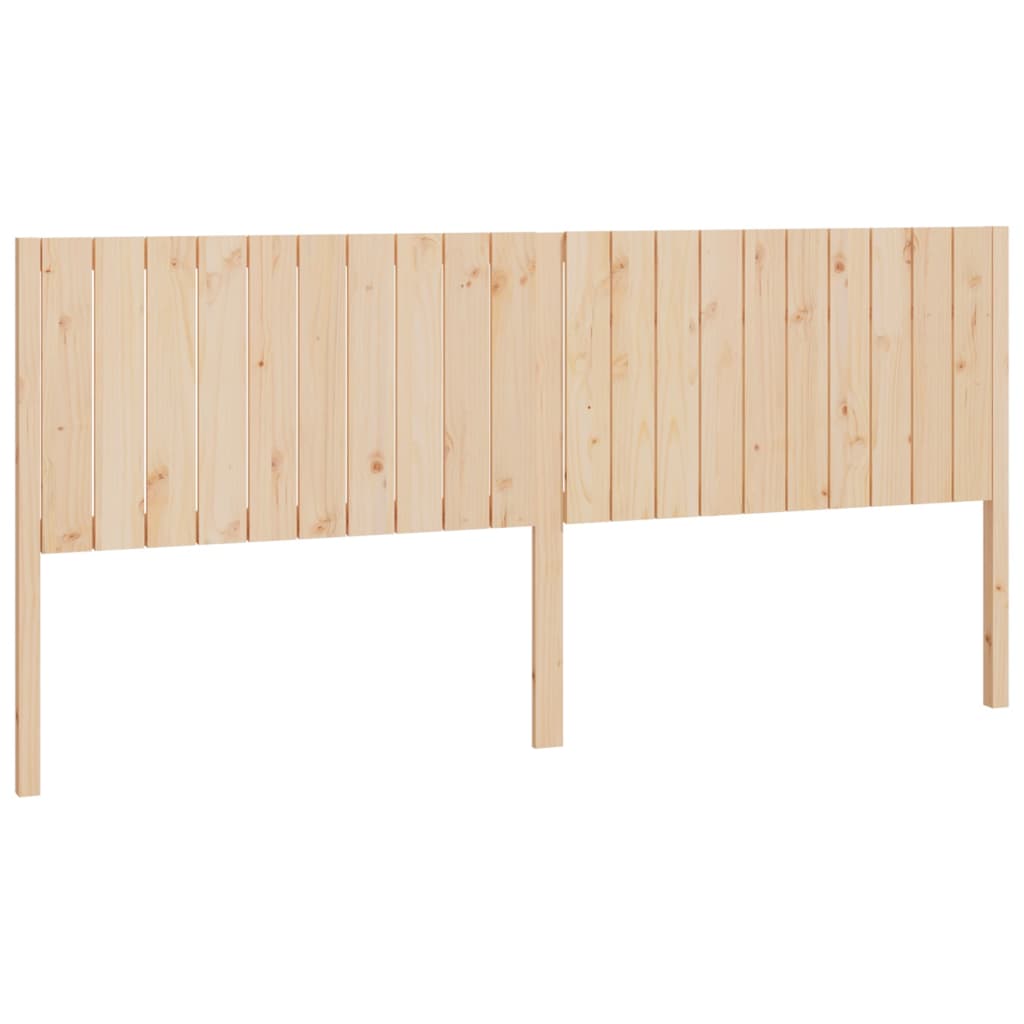 tömör fenyőfa ágyfejtámla 205,5 x 4 x 100 cm