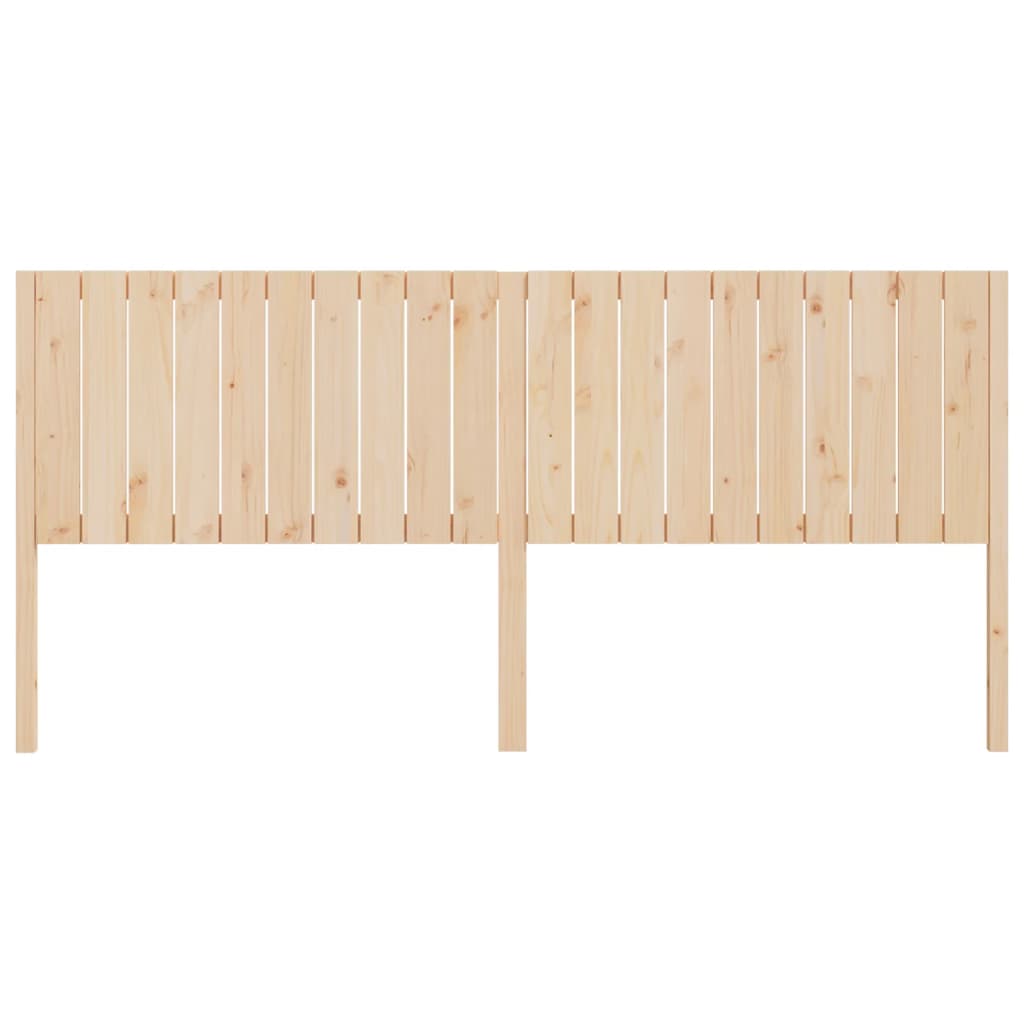 tömör fenyőfa ágyfejtámla 205,5 x 4 x 100 cm