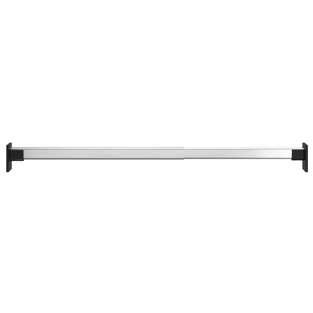 2 db ezüst teleszkópos gardróbsín 58-100 cm