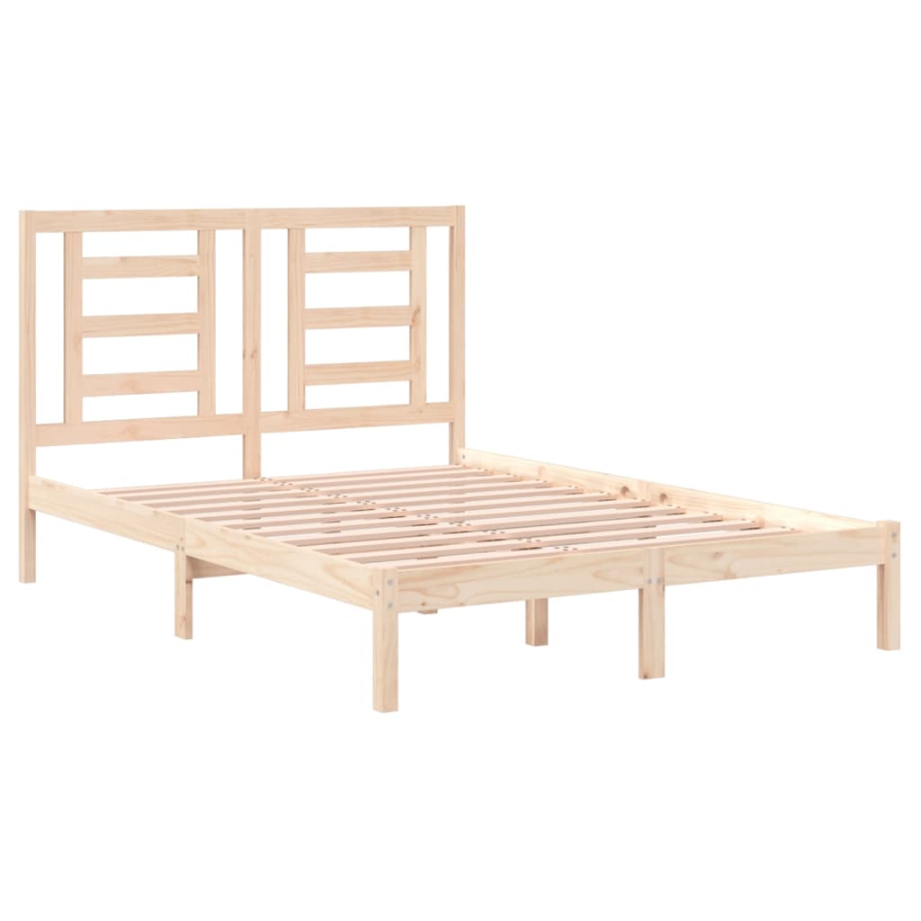 tömör fenyőfa ágy matrac nélkül 140 x 190 cm