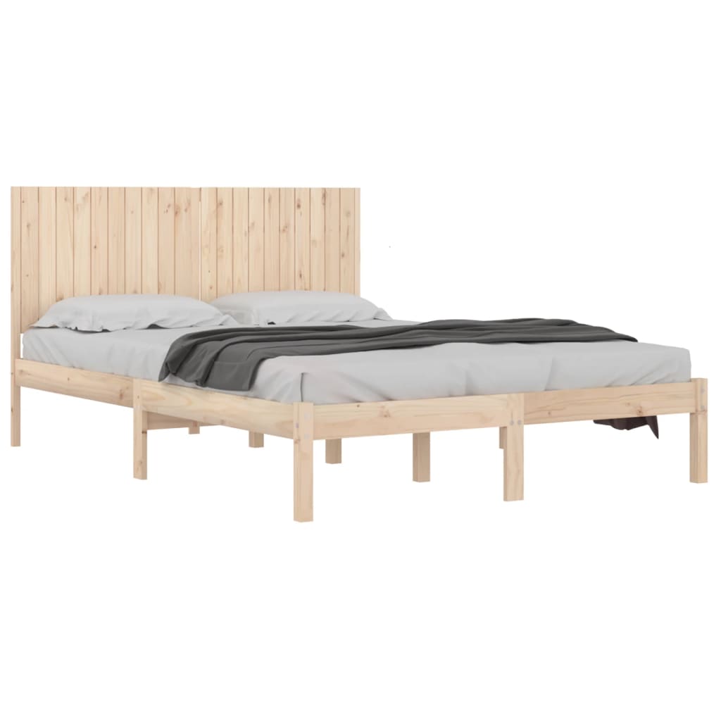 tömör fenyőfa ágy matrac nélkül 200 x 200 cm