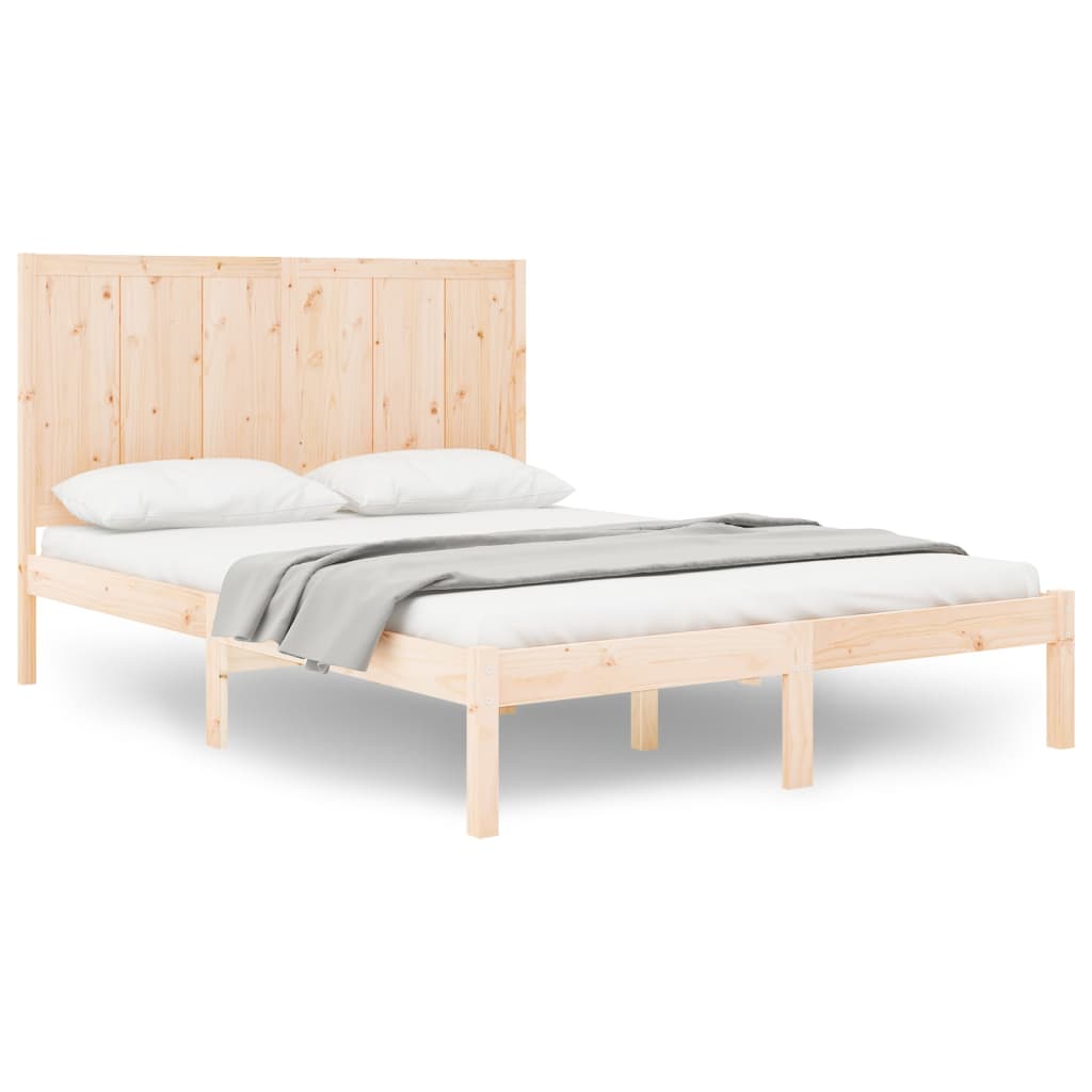 tömör fenyőfa ágy matrac nélkül 120 x 190 cm