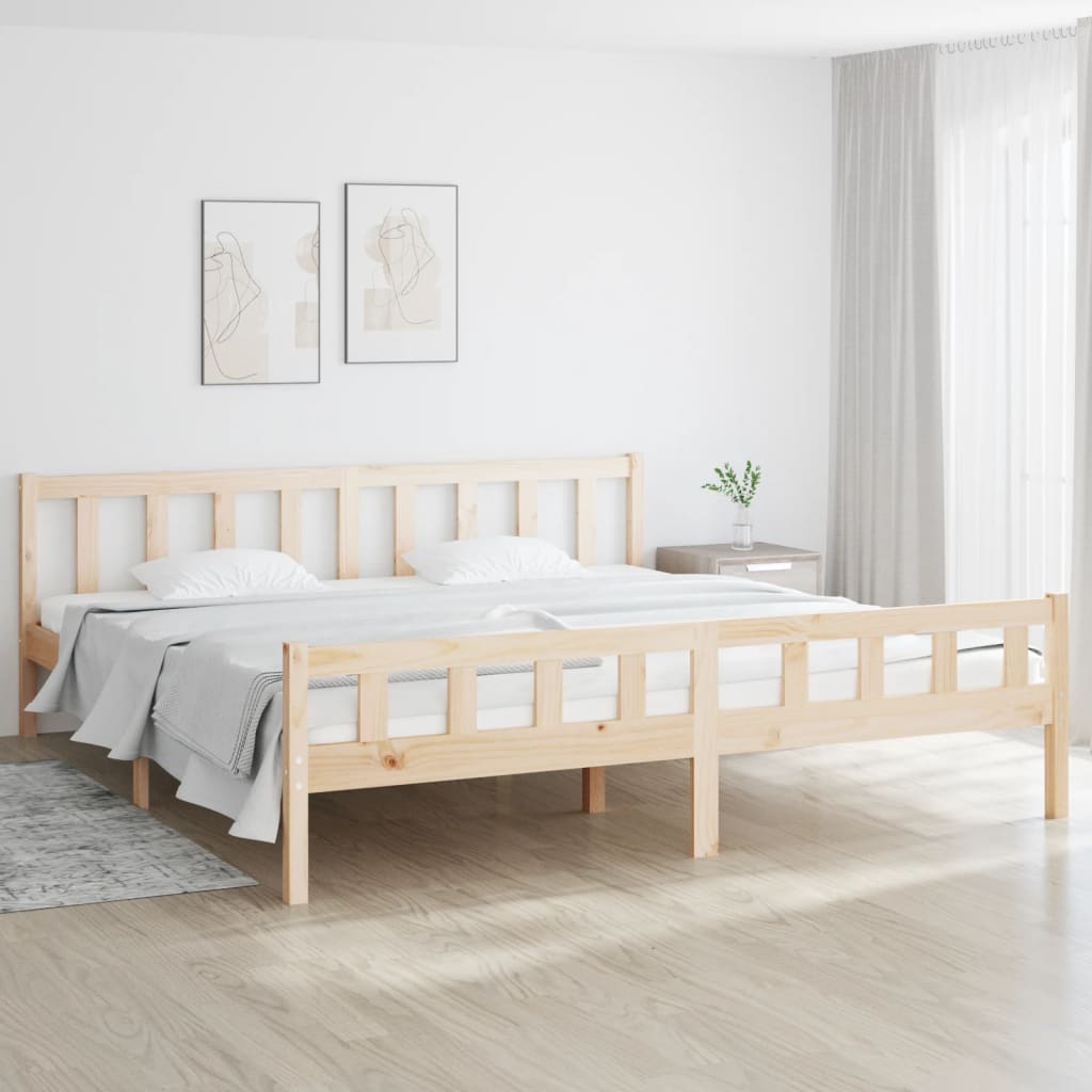 tömör fa ágykeret matrac nélkül 160 x 200 cm