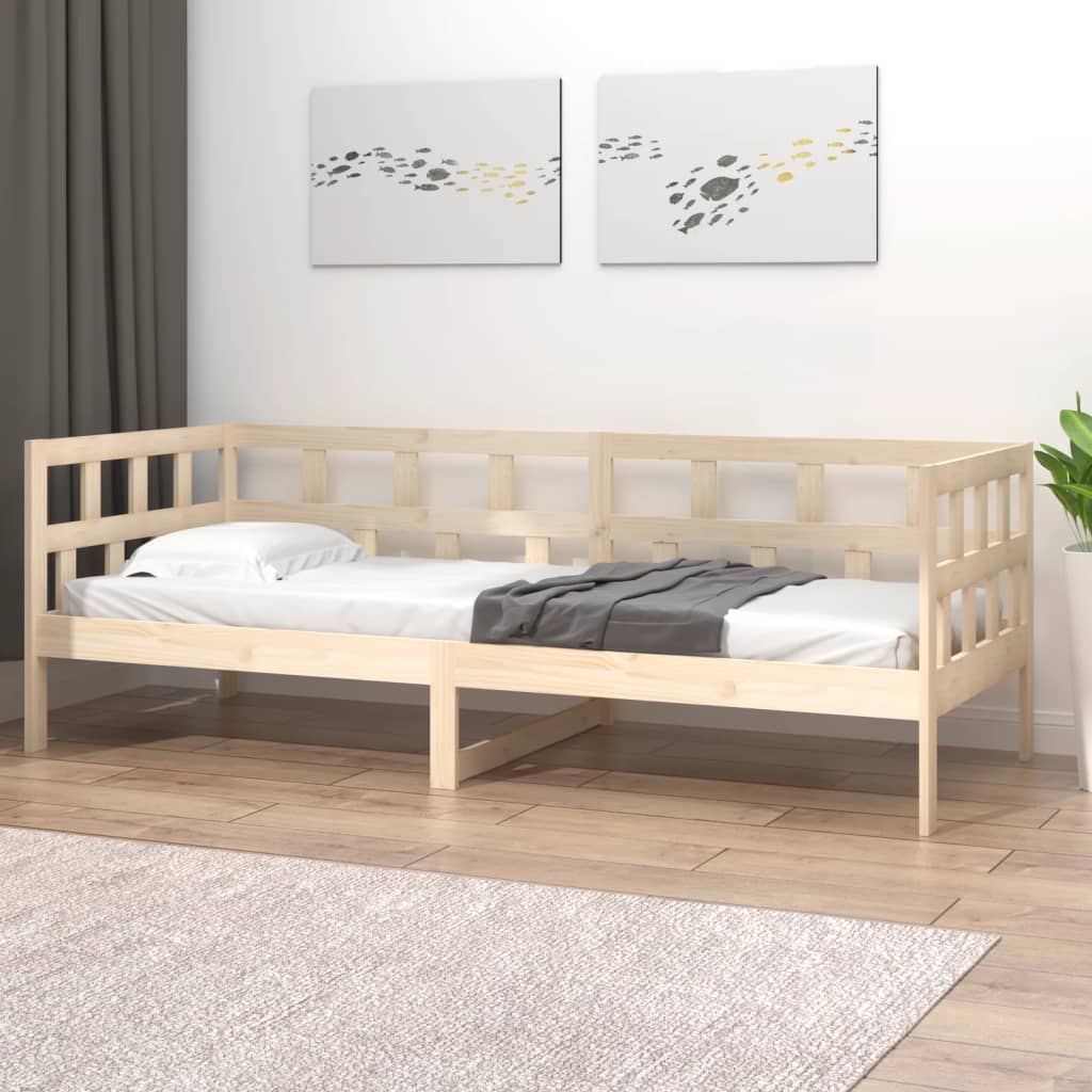 tömör fenyőfa kanapéágy 90 x 200 cm