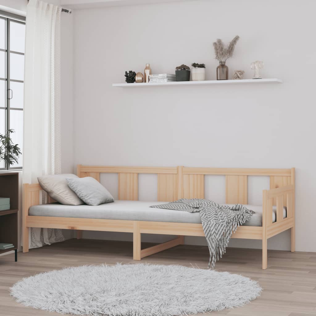 tömör tömör fenyőfa kanapéágy 80 x 200 cm