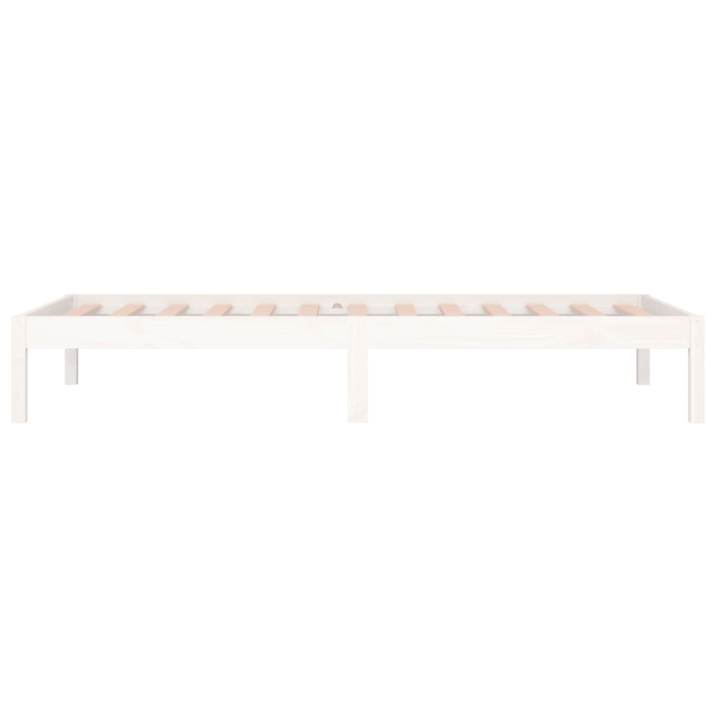 fehér tömör fenyőfa kanapéágy matrac nélkül 80 x 200 cm