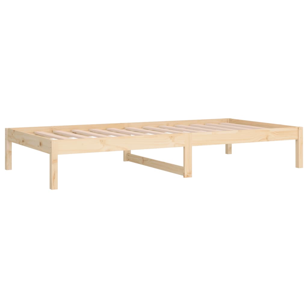 tömör fenyőfa kanapéágy 90 x 190 cm (Single)