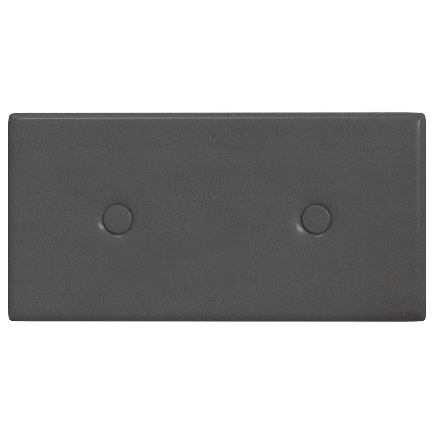 Fali Fejtámla 12 pcs Szürke 30 x 15 cm Műbőr