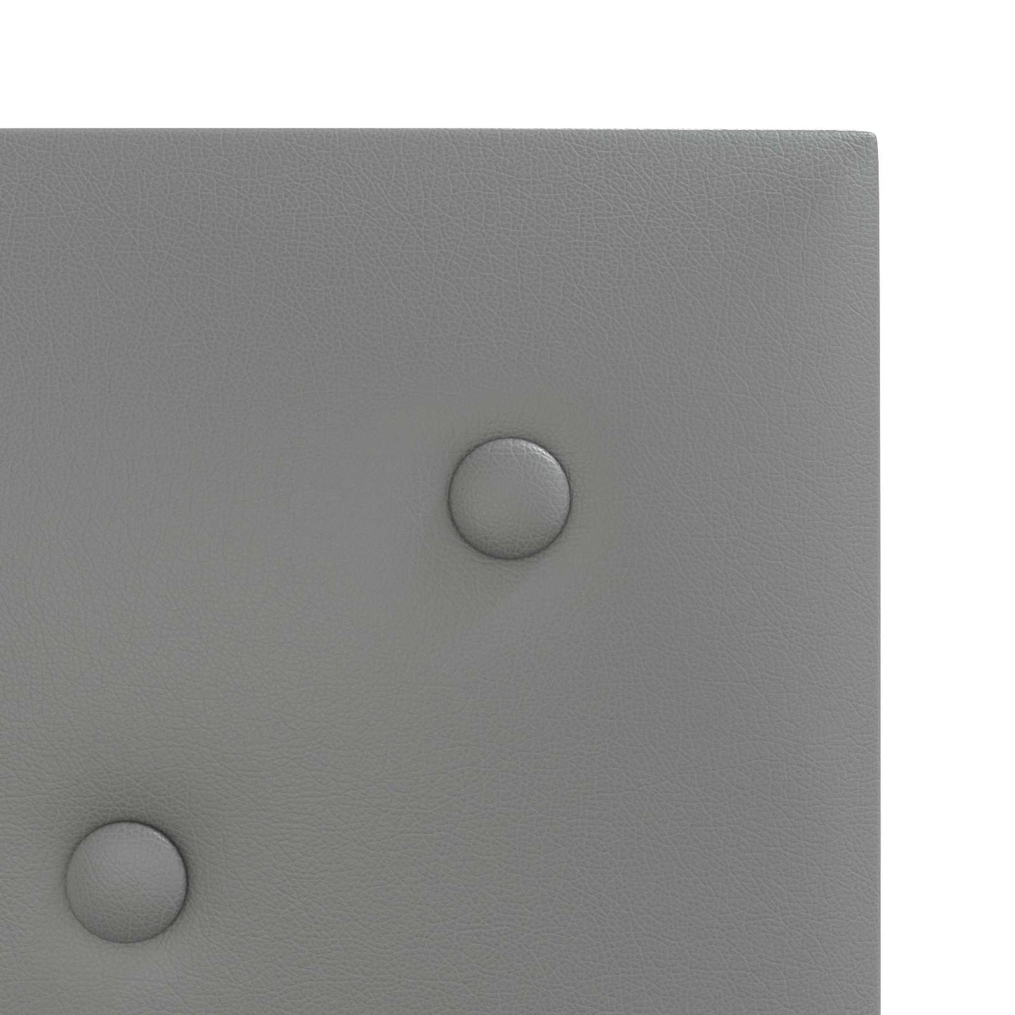 Fali Fejtámla 12 pcs Szürke 30 x 30 cm Műbőr