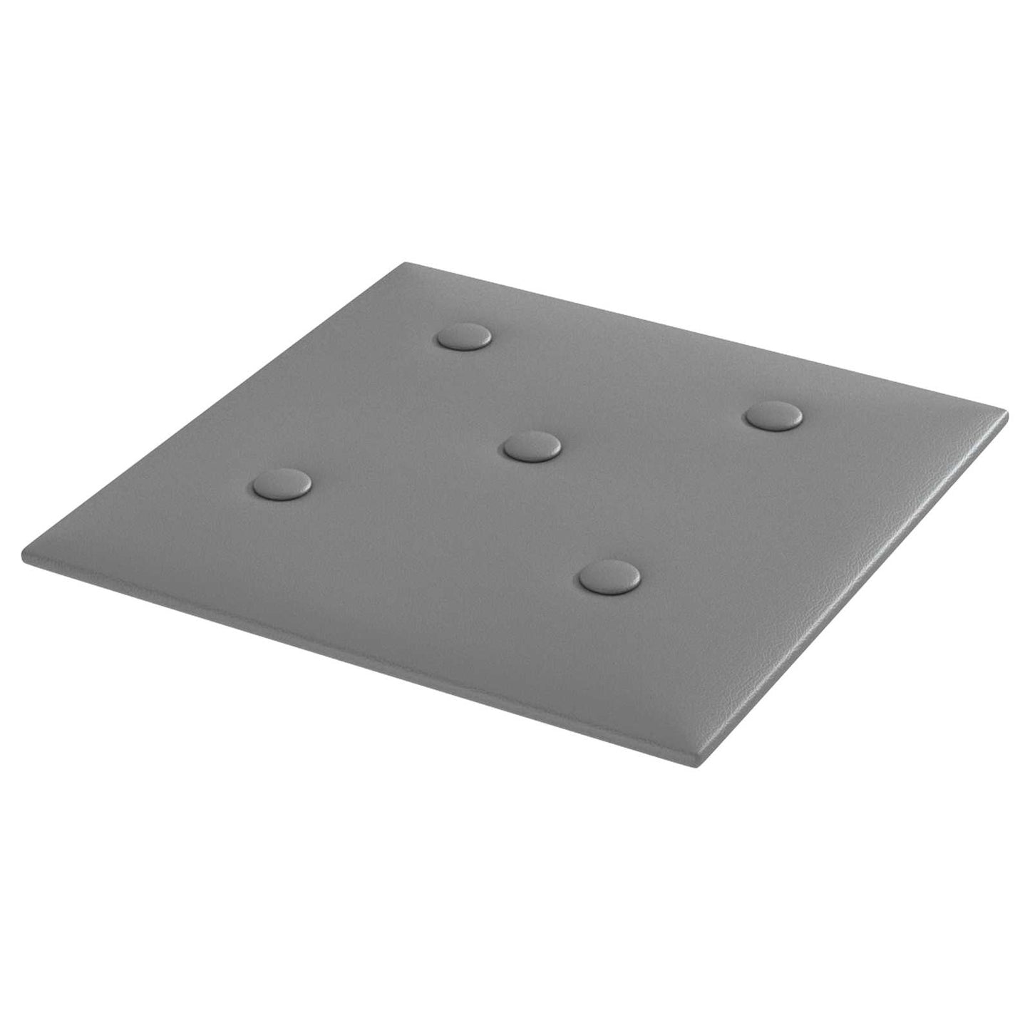 Fali Fejtámla 12 pcs Szürke 30 x 30 cm Műbőr