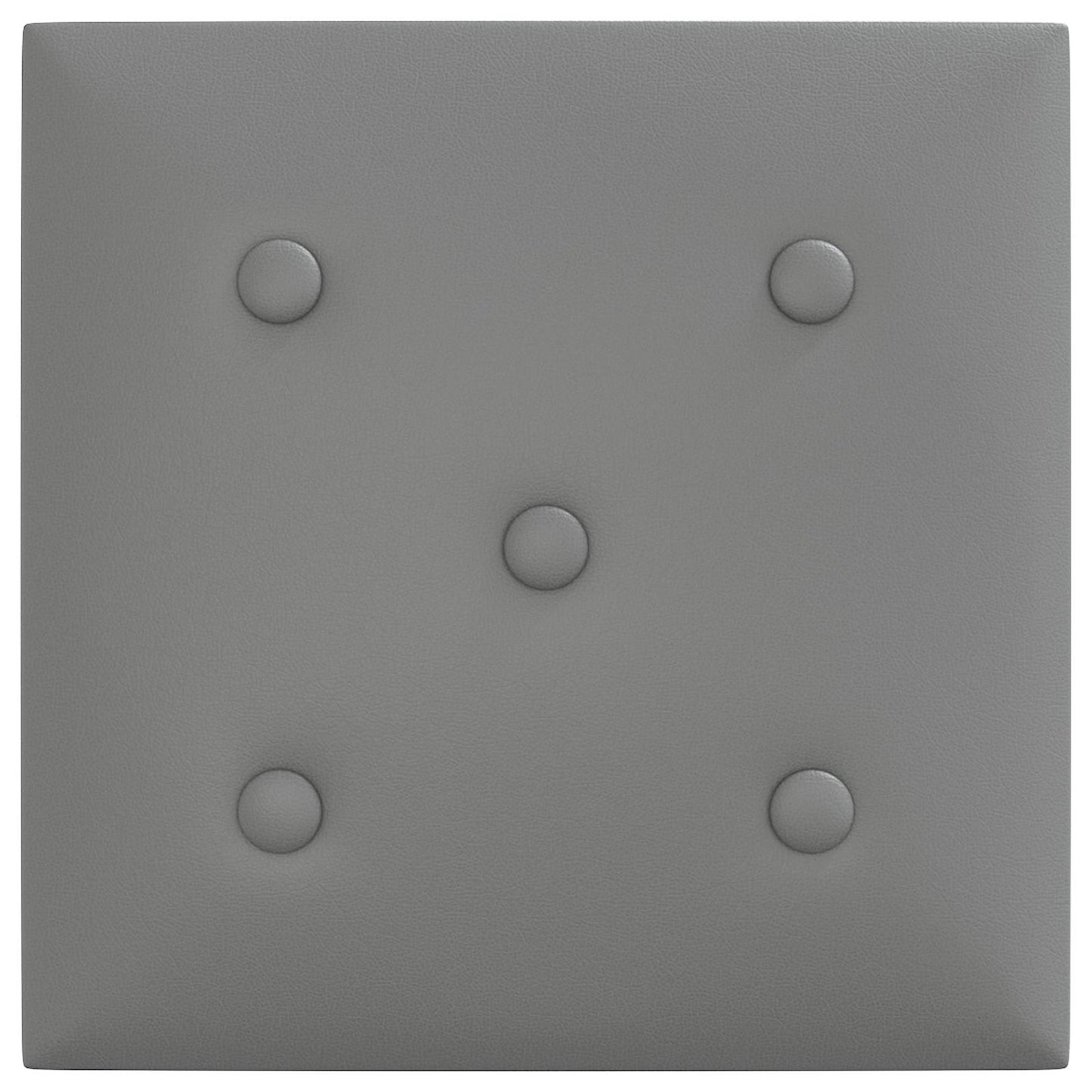 Fali Fejtámla 12 pcs Szürke 30 x 30 cm Műbőr